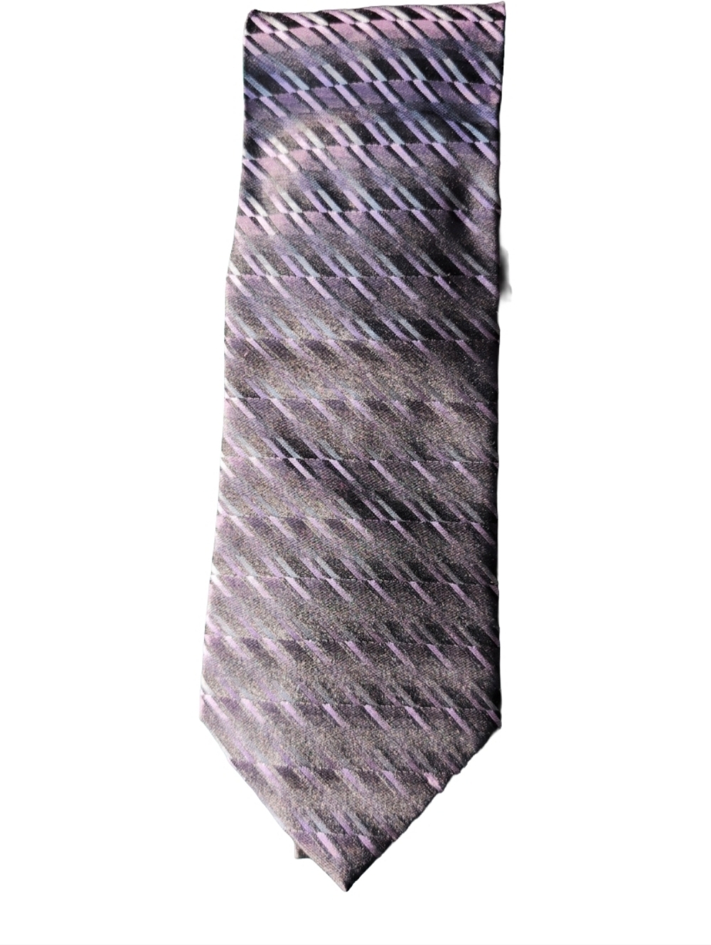 100%‎ Silk Tie Purple NWT Prom Wedding Homecoming Preppy Paul Dione